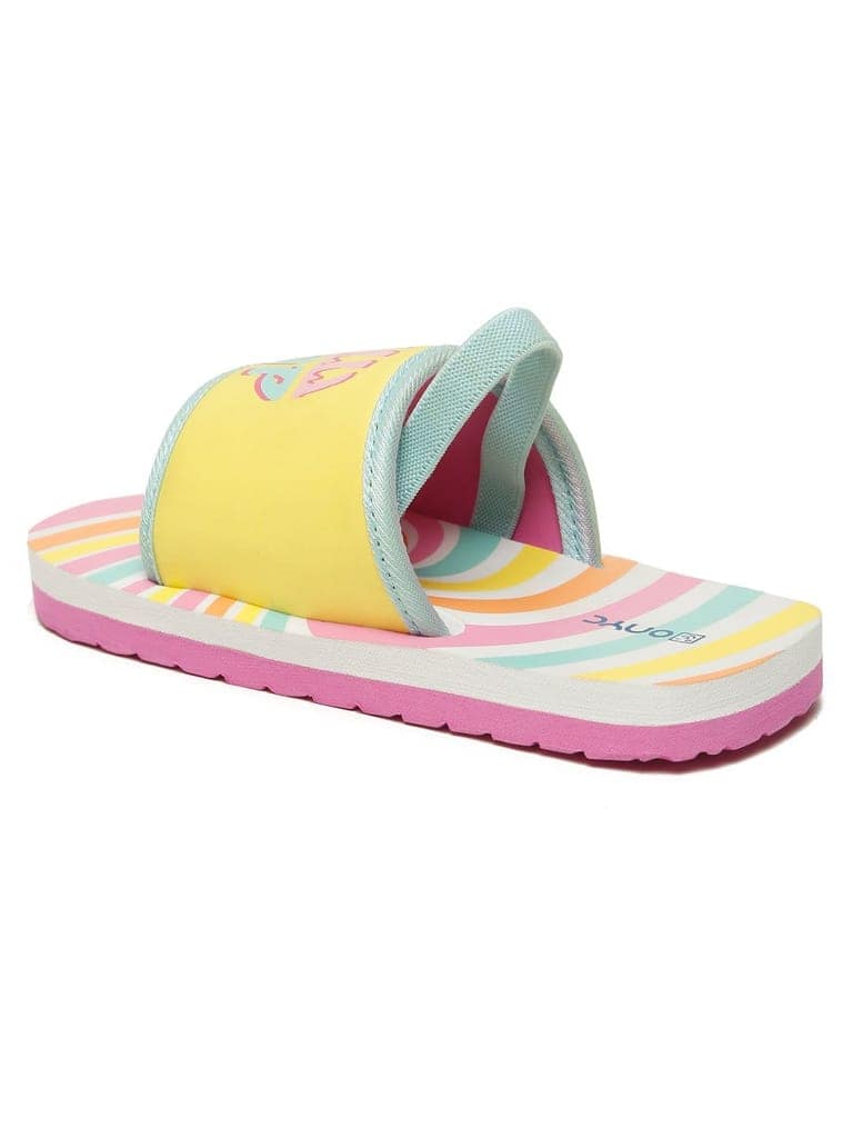 Premium Lolly Pop Artistic Sliders - Yellow (Unisex) view 6