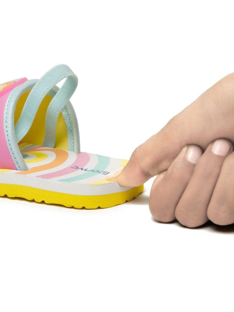 Premium Lolly Pop Artistic Sliders - Yellow (Unisex) view 7