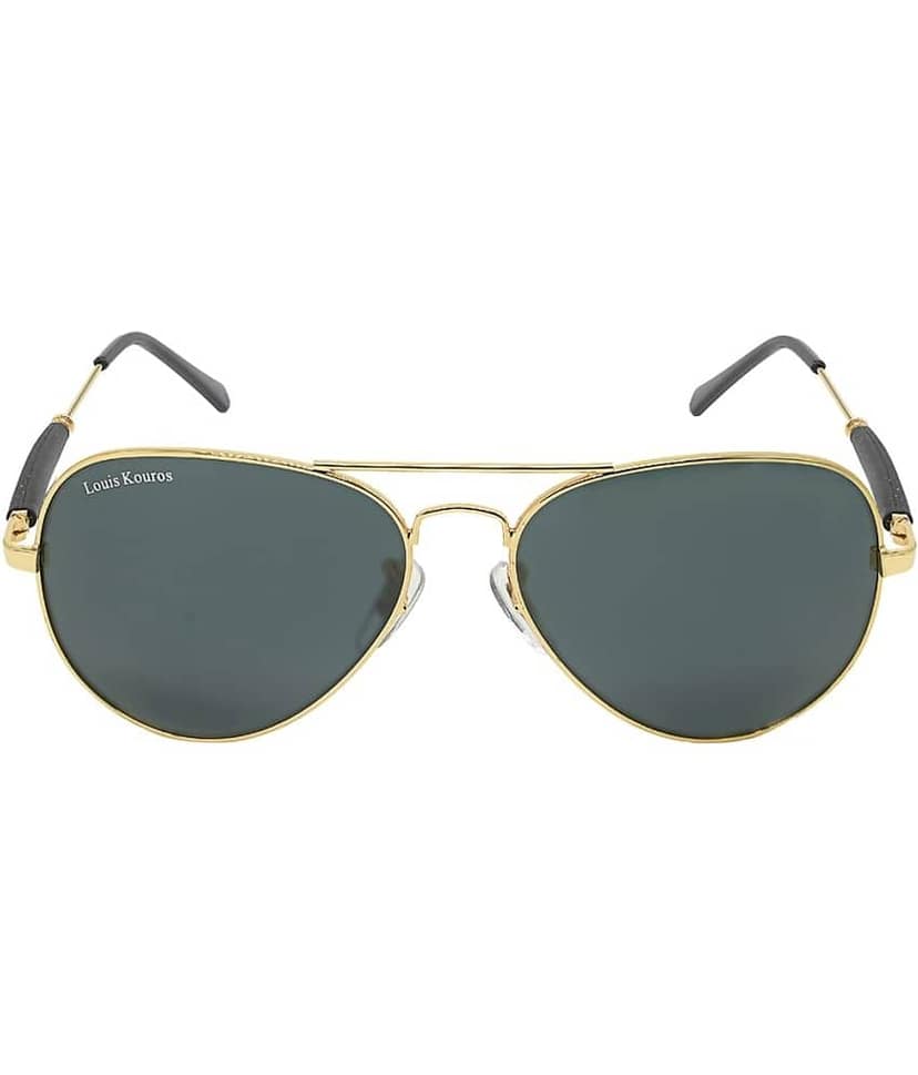 LOUIS KOUROS Gold Pilot Sunglasses ( Pack of 1 ) view 2
