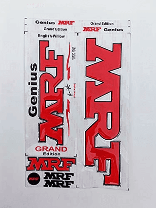 TEKNAXO | MRF 2020 3D Embossed VIRAT KOHLI VK18 Edition Model Cricket Bat Sticker Full Set