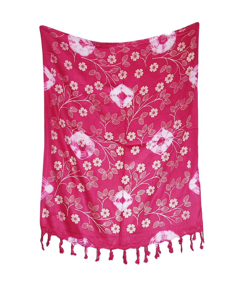 Floral Printed Satin Stoles Scarf for Women & Girls, Size: 175x75 cm approx.. view 2