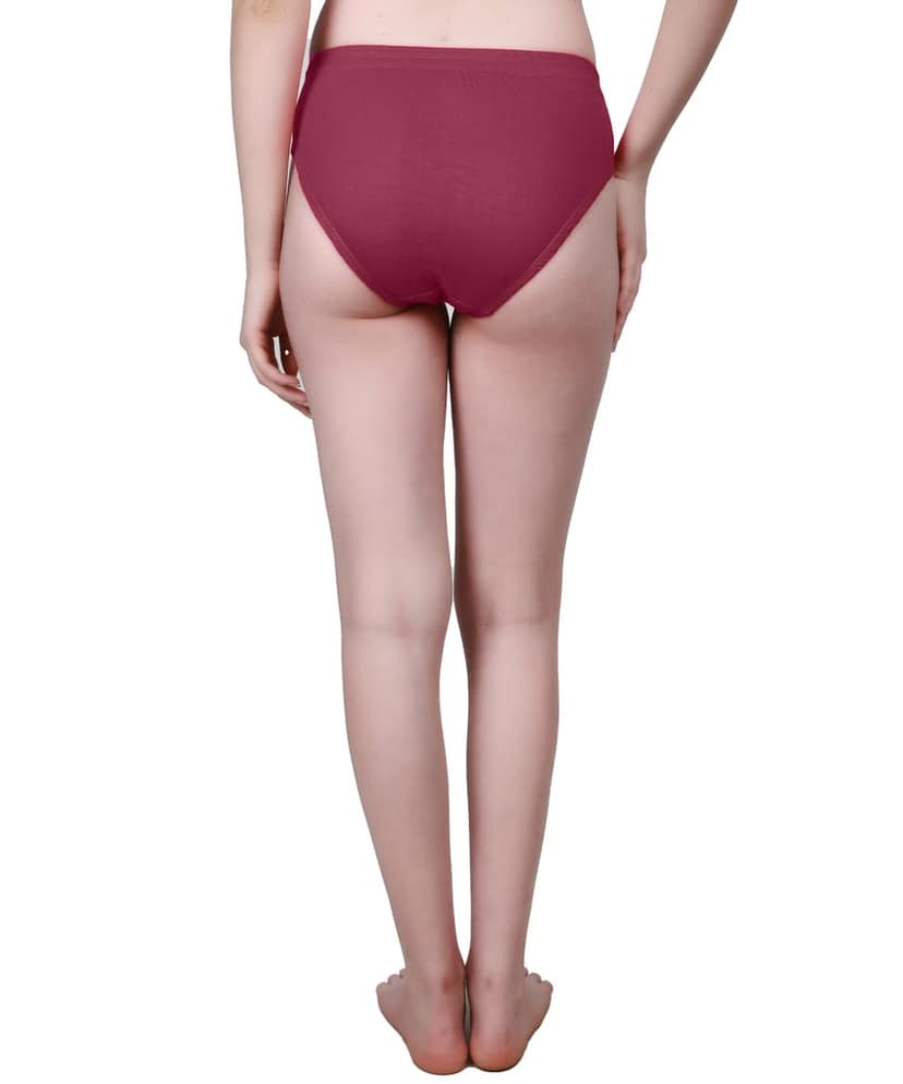 Maxolity Women's Cotton Hipster Panties-soft, Stylish & Comfortable Everyday Wear Panty For Women, Pack of 1 view 5