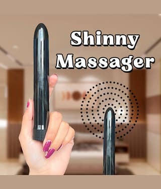 Calmras 7 inch Shiny Portable Manual Massager