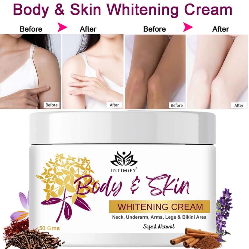 Intimify Body whitening cream, face whitening cream, skin whitening cream, skin shine, (50 gms) view 2