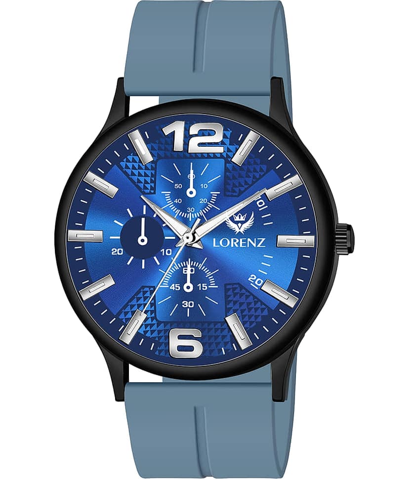 Lorenz Blue Silicon Analog Men's Watch