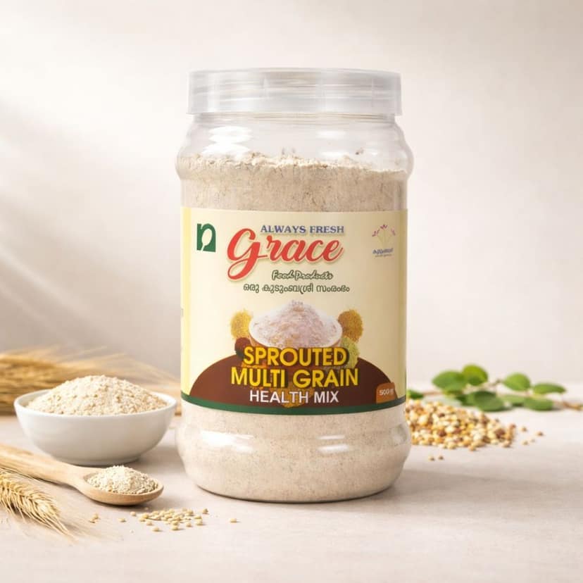 Sprouted Multi Grain - 500 gm - One plastic jar