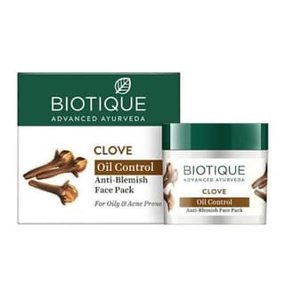 BIOTIQUE FACE PACK BIO CLOVE 75G