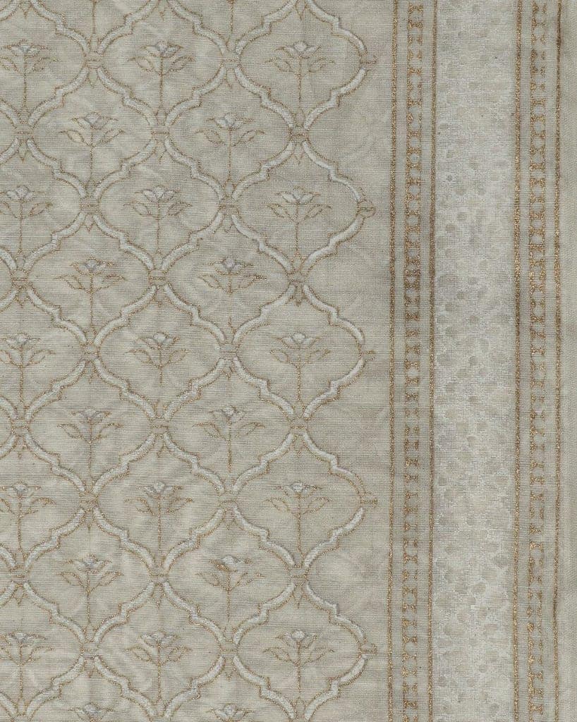 Exclusive Block Print Chanderi Silk Suit set (CHA314) view 4