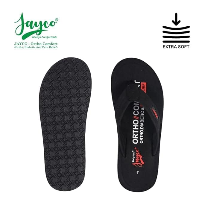 Jayco Extra Soft Ortho Care Diabetic & Orthopedic Slippers || Skid Resistant || Lightweight || Comfortable Footbed view 6