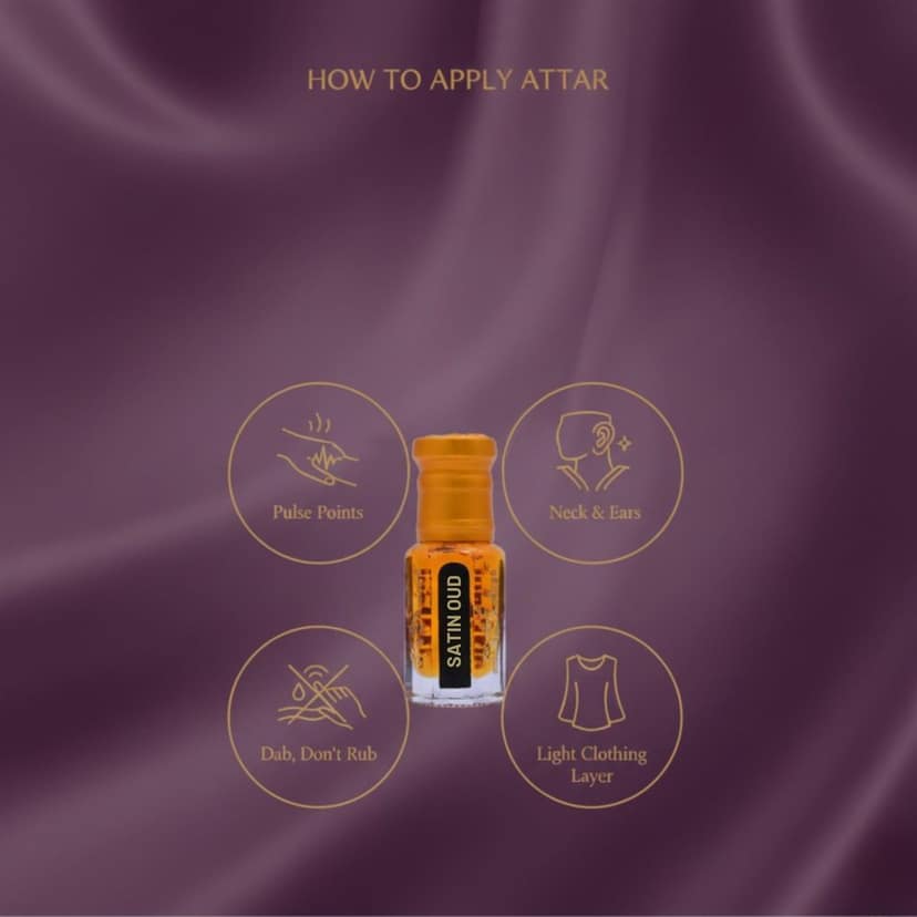alnaqi fragrances Oud Satin Mood Attar Perfume Oil | Unisex, Alcohol-Free Roll-On | Long-Lasting Arabian Attar with Oud, Rose & Vanilla | Concentrated Strong Arabic Fragrance, Perfume for Men view 3