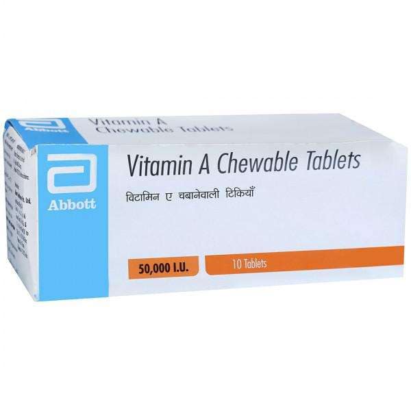 Vitamin A Chewable Tab 10 Tab