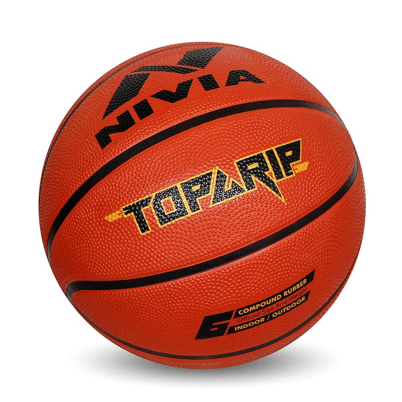 Nivia Top Grip Rubber Basketball (Size - 6) by Total Sporting And Fitness Solutions Pvt Ltd view 2