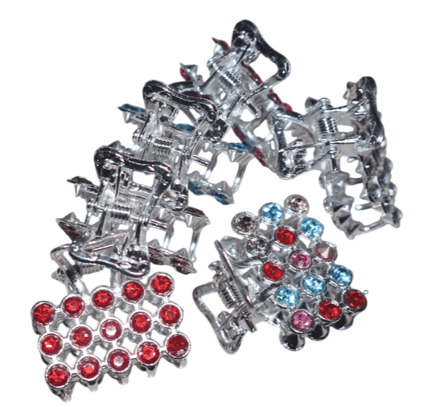 Rhinestone Hair Claw Clips - Sparkling Hair Accessories view 3