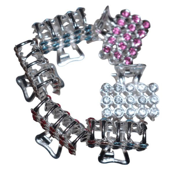 Rhinestone Hair Claw Clips - Sparkling Hair Accessories view 4