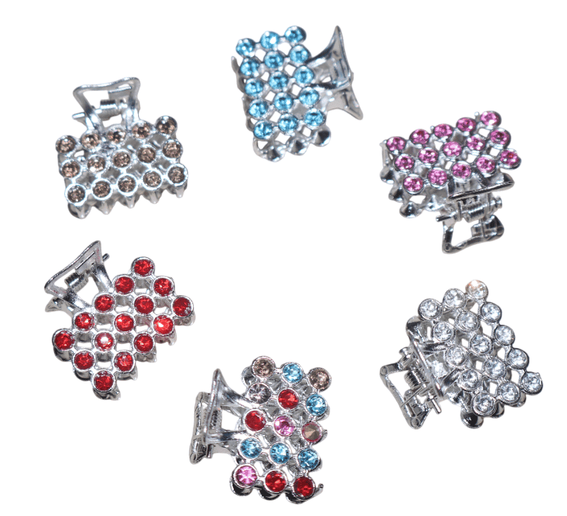 Rhinestone Hair Claw Clips - Sparkling Hair Accessories view 5