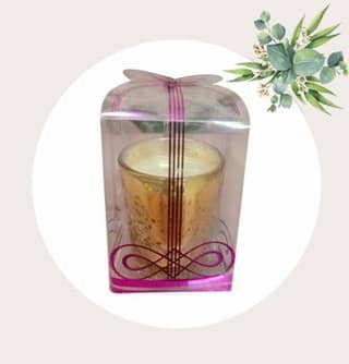 Aromatic Glass Lemongrass Candle