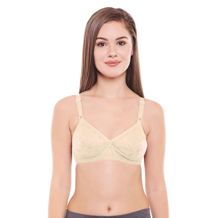 Bodycare Women Cotton Full Coverage Non Padded Regular Bra Pack - 2 E5524PUS view 3
