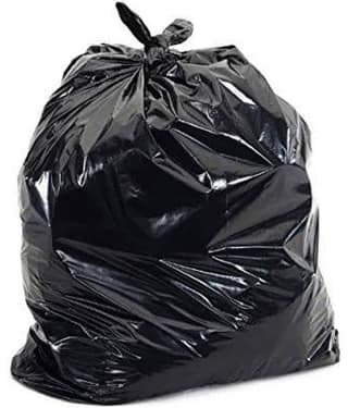 C-I 60 pcs Premium Quality and strong Medium Garbage Bags - 2 packs of 30 Pcs - 60 pcs - 19X21 Black Medium Disposable Garbage Trash Waste Dustbin Kitchen Bags & Covers
