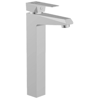 LV-2028 Single Lever Tall Basin Mixer With Braided Hoses (Table Mounted Model)