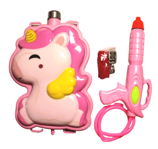 DyneJoy Pressure Gun with tank Holi Pichkari , cartoon character,Medium ,Multicolor (Pack of 1)