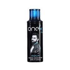 One8 By Virat Kohli Perfume Body Spray - Aqua, Long Lasting Fragrance, For Men, 200 Ml