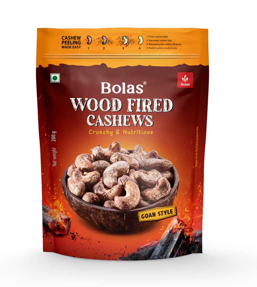 Wood Fired Cashews 200 Gm