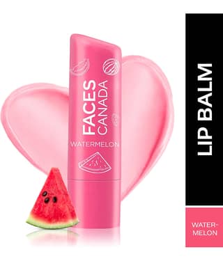 Faces Canada Color Lip Balm - Watermelon 02, 4.5G, Pink Tint, 12 Hr Moisturizing For Dry Lips