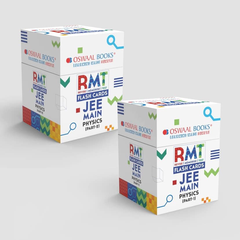 Oswaal JEE Main RMT FLASHCARDS Physics (Part-1 & 2), Set of 2 Boxes (For 2024 Exam) Oswaal Editorial Board Oswaal Editorial Board