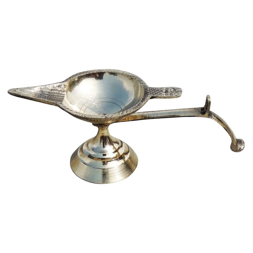 Brass EK batti Arti Deepak No. 3 (ZMAS145 C) view 3
