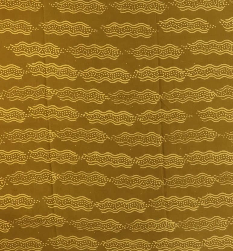 Handcrafted Dabu Print Cotton Dress Material – 3 Piece Set view 4