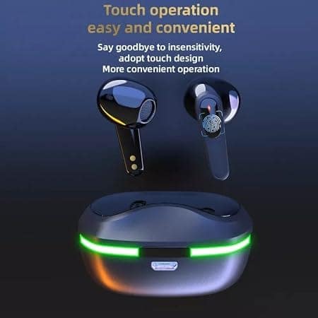 Pro 60 Wireless Bluetooth Earbuds with Charging Case | HD Stereo Sound view 4