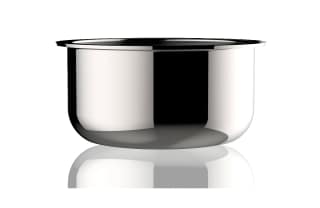 Stahl Triply Stainless Steel Artisan Tope with Lid (Size - 20cm/3.5ltr) by Mahavir Home Store