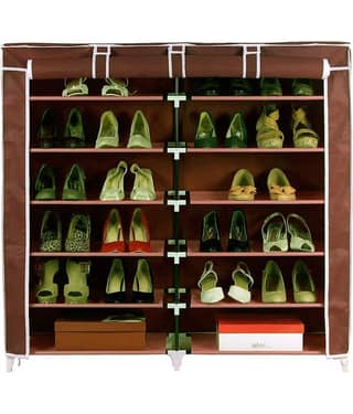 52dealz Aluminium 9 Tier Shoe Rack