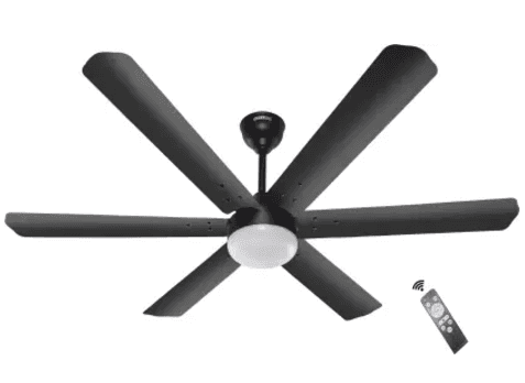AIRELEC Gloria Brassica 6 Blade 0.5 W LED Smoke Brown with Remote 5 Star 1200 mm 6 Blade Ceiling Fan (BLDC Motor with Remote | Smoke Brown | Pack of 1) view 2