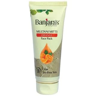 Banjara's Multani Mitti + Orange Face Pack, 50 gm