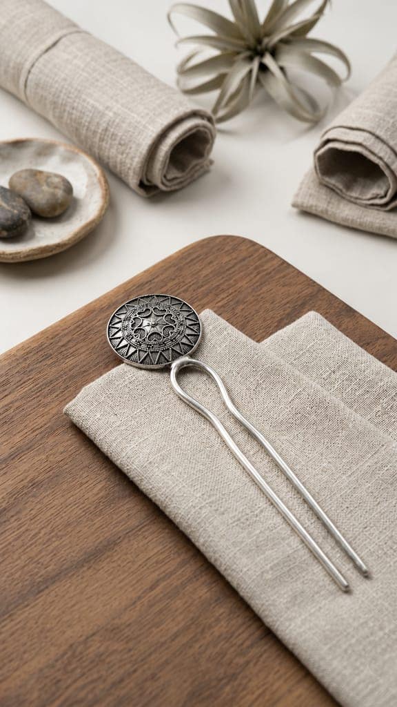 Handmade Oxidised Silver Premium Stainless Steel Foldable Drinking Straws with Cleaning Brush