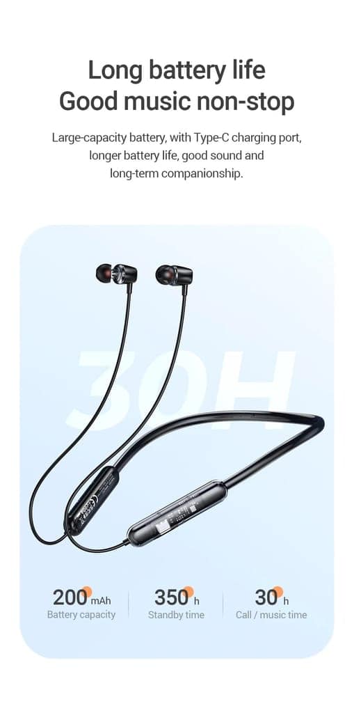 Transparent Sport Bluetooth Earphone Wireless Headphones Microphone Stereo Surround Bass view 7