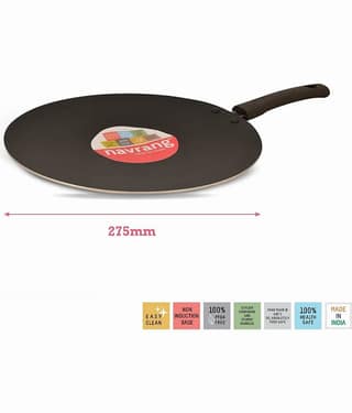 Navrang Nonstick Roti Tawa Aluminum 27.5cm