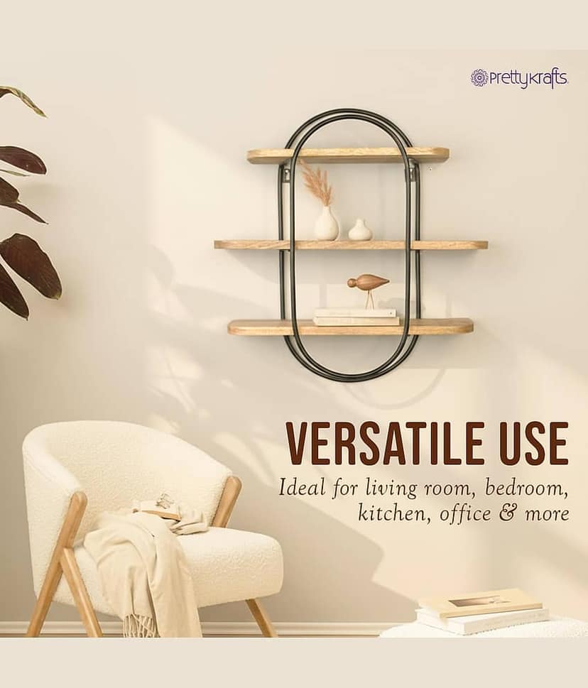 PrettyKrafts Brown Wood - Pack of 1 view 2