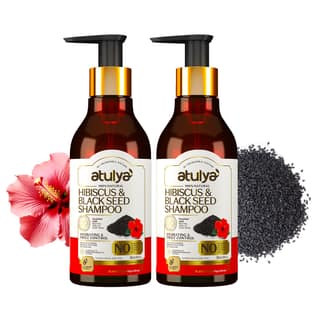 Atulya Hibiscus & Black Seed Hair Shampoo Combo - 300ml Each (Pack of 2)