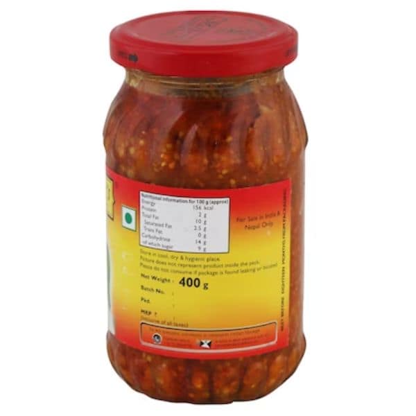 Mother's Recipe Recipe Mango Pickle Jar 400 Gms view 3