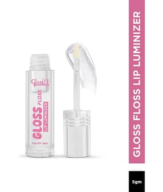 Glam21 Gloss Floss Lip Luminizer|Non-Sticky| Hydrating| Lightweight | Lip Gloss 5 G, Transparent