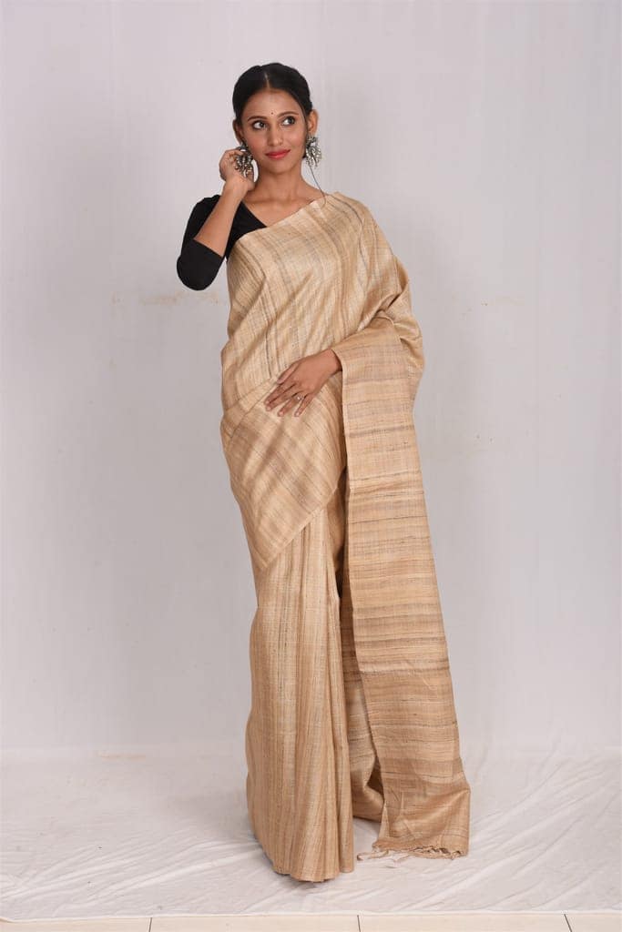 Jharcraft Silk Saree rt x gh nat(SA03098) view 3