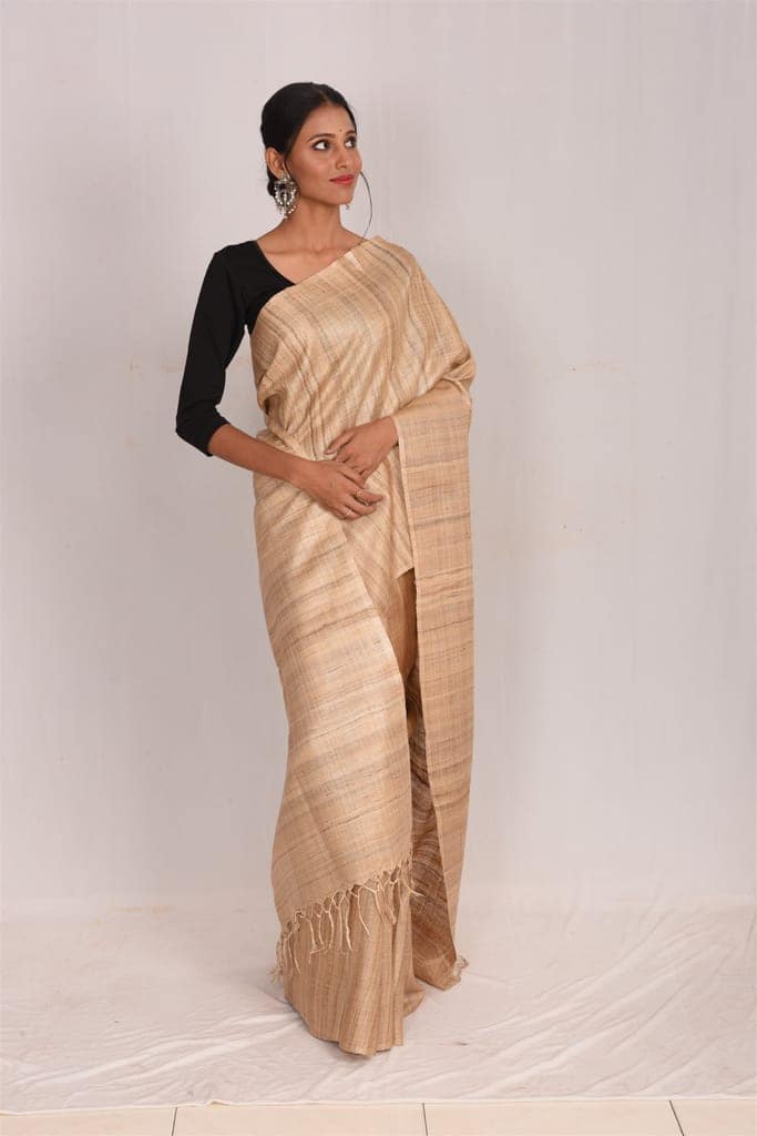 Jharcraft Silk Saree rt x gh nat(SA03098) view 6