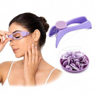 Face & Body Hair Threading System – Manual Hair Removal Tool for Facial & Body Hair