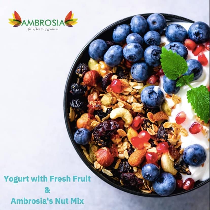 Ambrosia Nut Trail Mix 200 g | Full of Exotic Nuts - Hazelnuts , Walnuts , Pistachio , Cashew & Almonds view 8