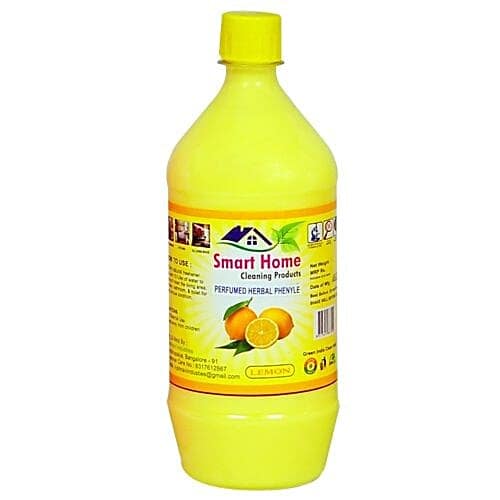 Smart Home Perfumed Herbal Phenyle - Lemon, 500 ml Plastic Bottle