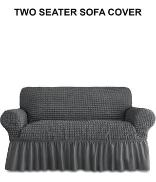 Cortina 2 Seater Polyester Sofa Cover ( Pack of 1 )