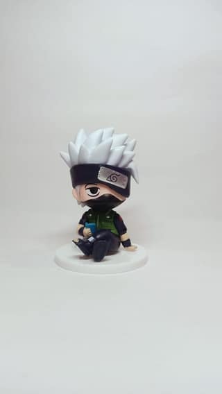 Kakashi Hatake Mini Sitting Action Figure 8 cm | Cute Chibi Anime Collectible from Naruto