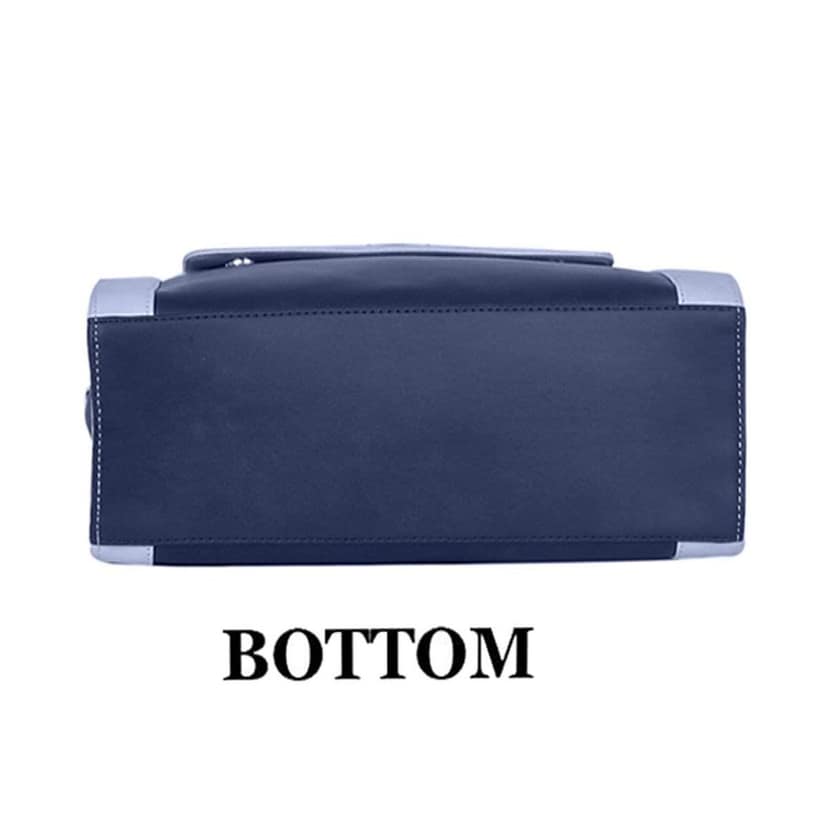 RIGHT CHOICE Styles Women's Shoulder Handbag (831 NAVY BLUE & HALF WHITE) view 7